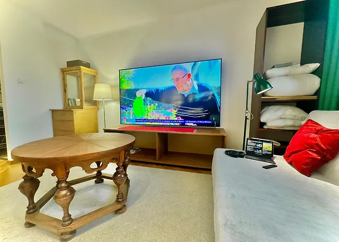 Old Town View Wifi 300 Mb/s Huge Screen Netflix Appletv Amazontv Apartment